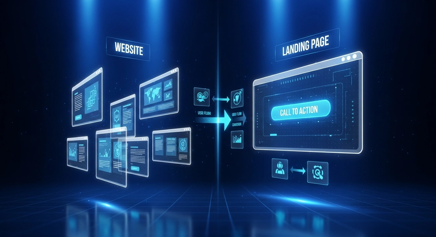 Website vs Landing Page: Which One Does Your Business Need?