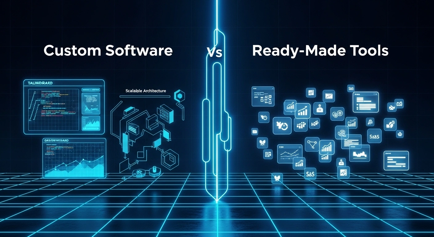 Custom Software vs Ready-Made Tools: What to Choose?