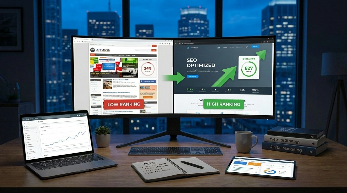 Website Redesign Can Improve SEO Rankings