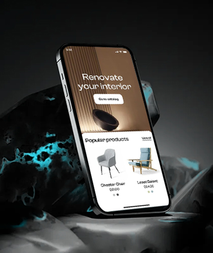 Interior Renovation Shopping App Portfolio