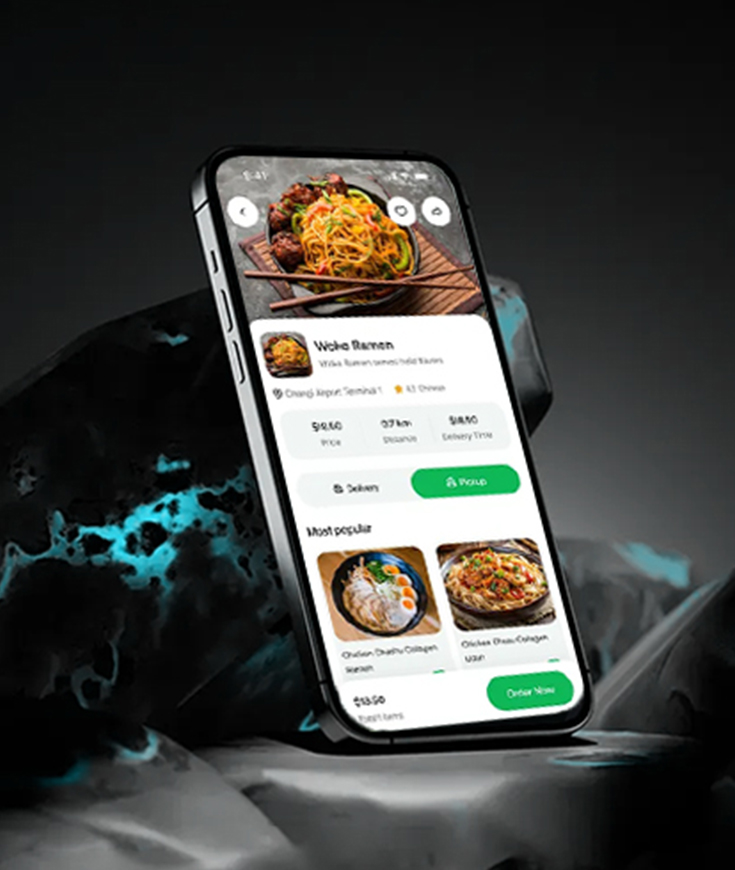 Woké Ramen – Food Ordering App Portfolio