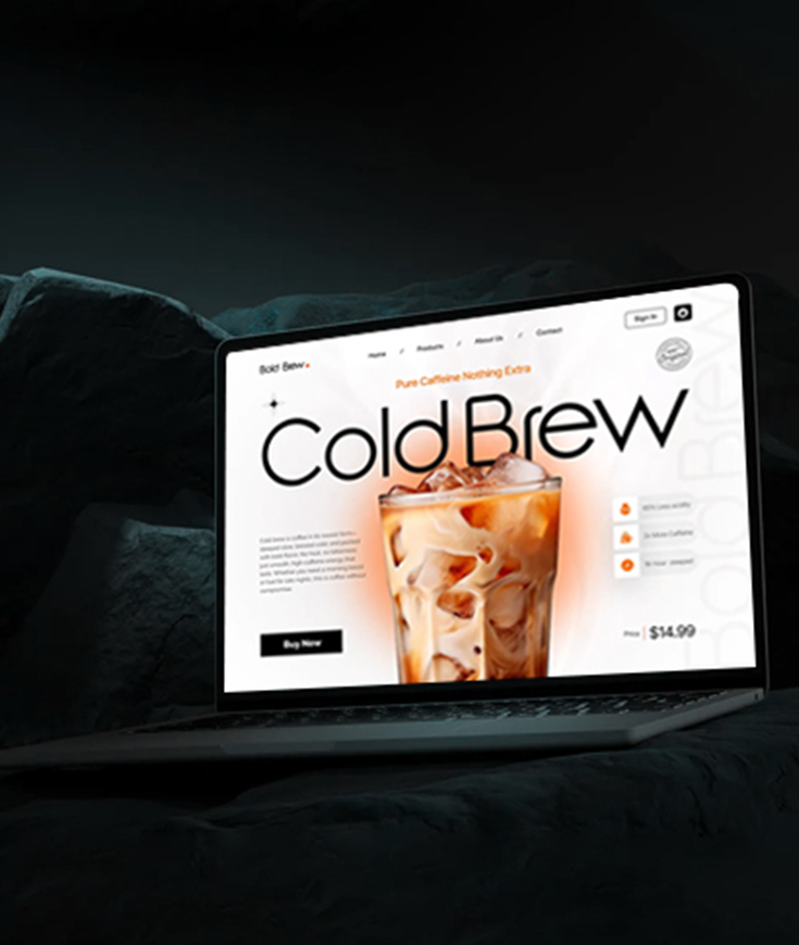 Bold Brew — An Ecommerce Coffee Website Portfolio